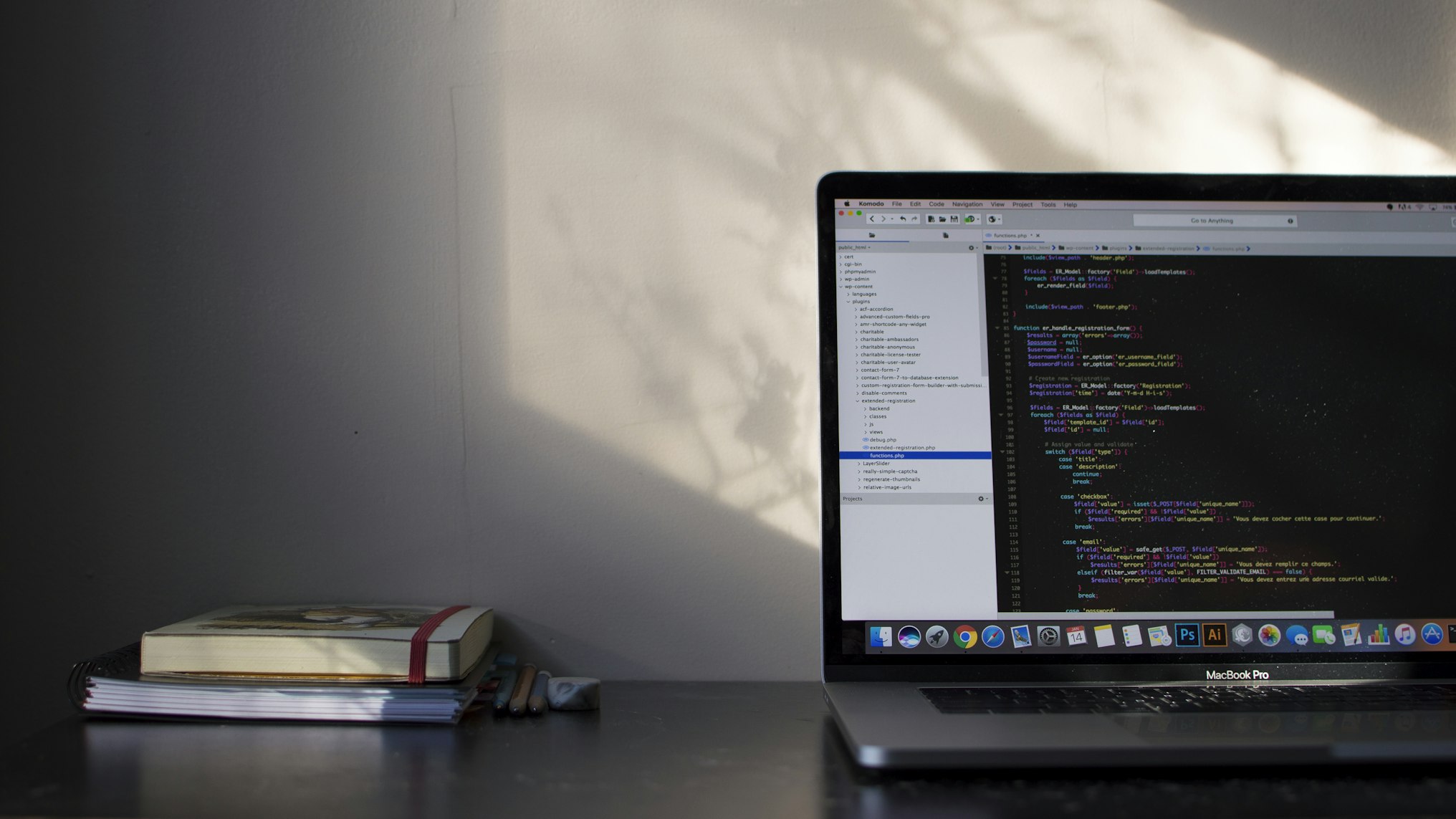 Developer workspace background